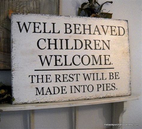Well Behaved Children