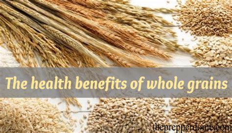 The Health Benefits Of Whole Grains The Prepper Dome
