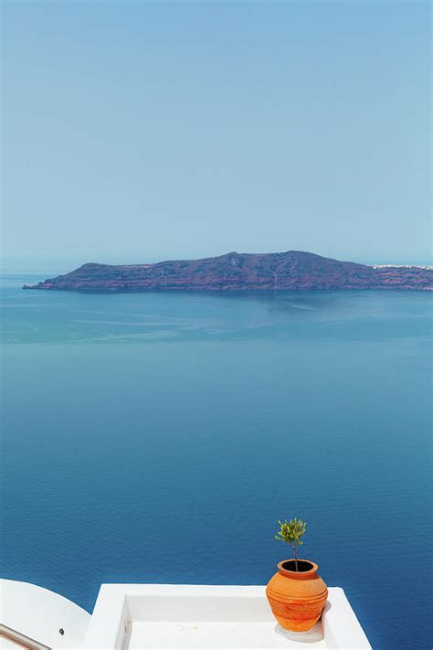 Sea View In Santorini Greece By Deimagine