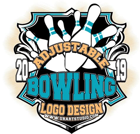 Bowling Adjustable Vector Logo Design For Print Ai Eps Pdf 503