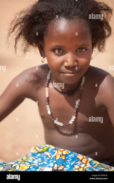 Fulani Girl In The Town Of Djibo In Northern Burkina Faso