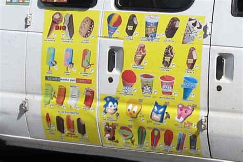 ice cream truck menu 90s julieann winston