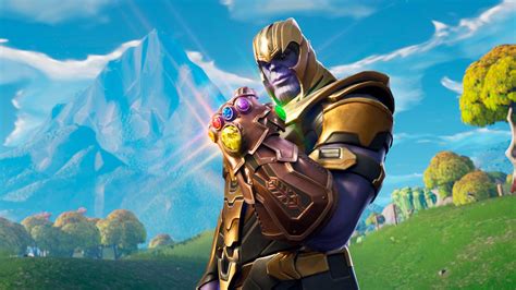Fortnite Thanos Revient Avec Une Coupe à Son Effigie