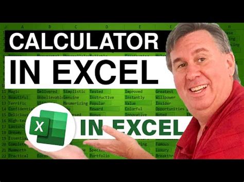 Learn Excel From MrExcel Calculator Podcast 1555 Learn Excel