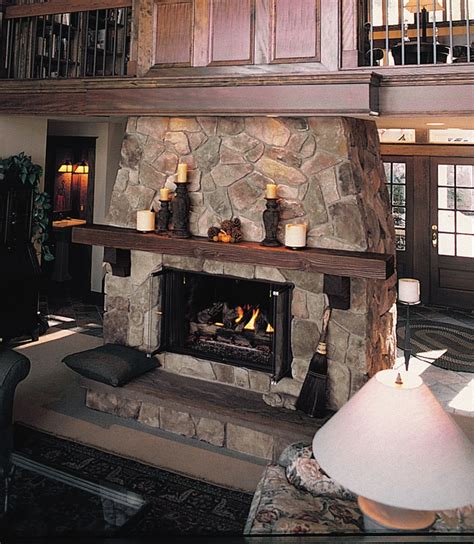 Dressed Fieldstone Bucks County Stone Fireplace Designs Home