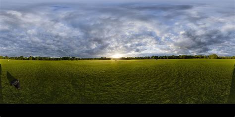 360 Hdri Panorama Of Cloudy Sunset 5 In High 30k 15k Or 4k Resolution