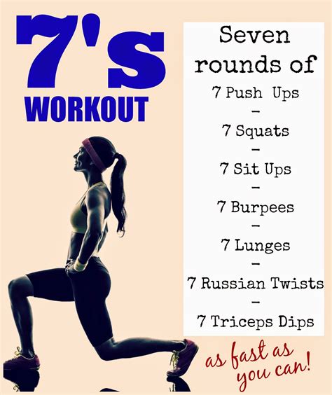 Sevens Workout Amazing Quick At Home Workout Tone And Tighten
