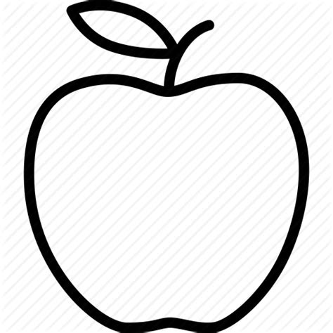Apple Fruit Clipart Black And White Clip Art Library