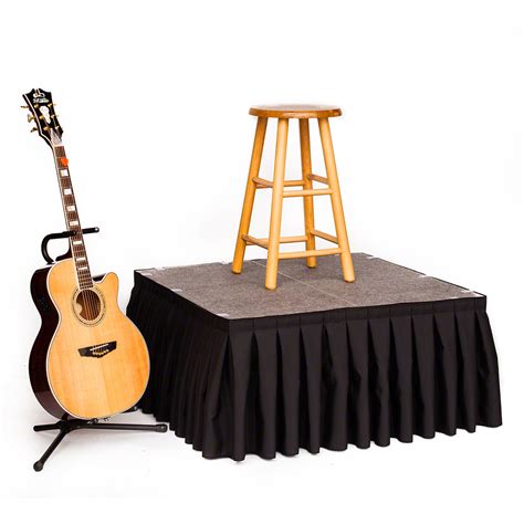 Lightweight 3x3 Folding Portable Stage Package Stagedrop