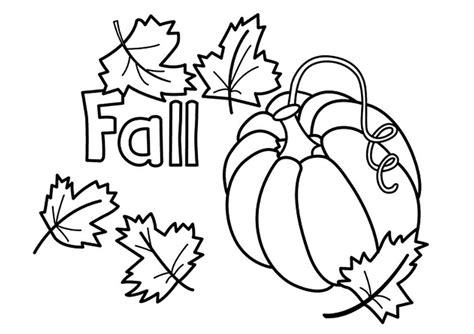 Fall Coloring Pages For Toddlers Printable
