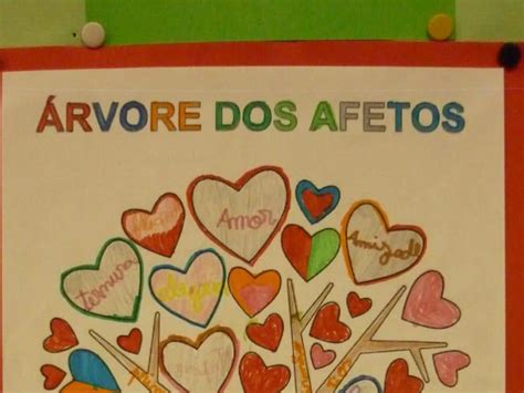 Arvore Dos Afetos Para Colorir