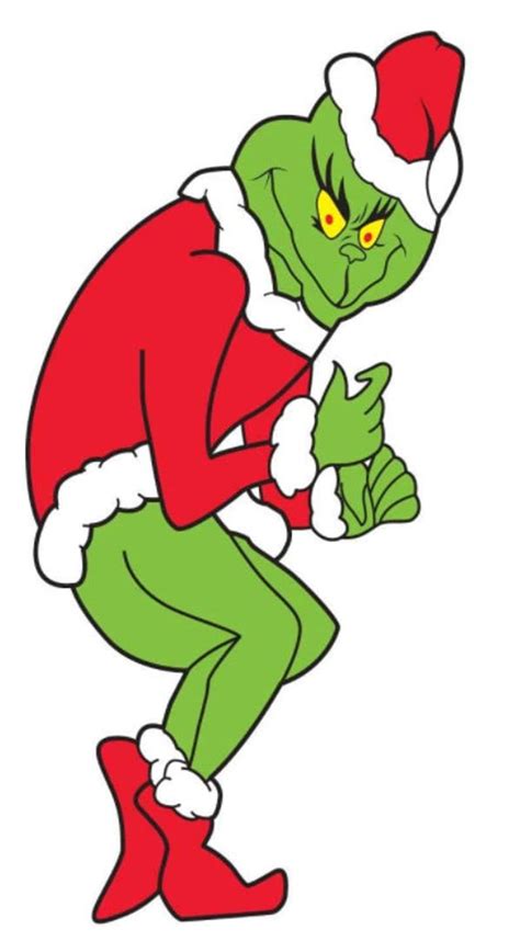 Grinch Stealing Christmas Lights Lawn Decoration Etsy