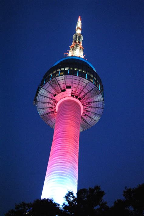 Our Korean Adventure Seoul Tower At Night