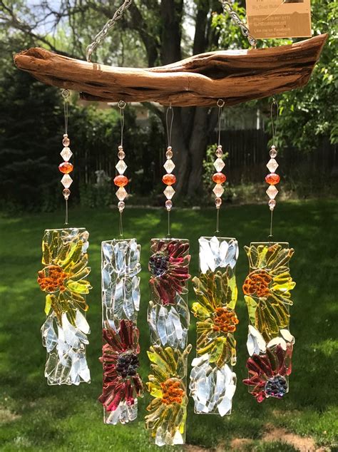 Chimes Diy Wind Chimes Glass Wind Chimes Fused Glass Artwork Glass