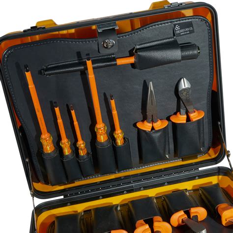 1000v Insulated Utility Tool Kit In Hard Case 13 Piece 33525 Klein