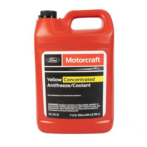 Genuine Ford Fluid Vc 13 G Yellow Concentrated Antifreezecoolant 1