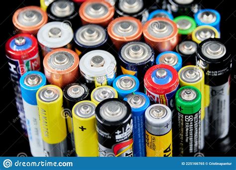 Pile Of Used Batteries Editorial Image Image Of Concept 225166765
