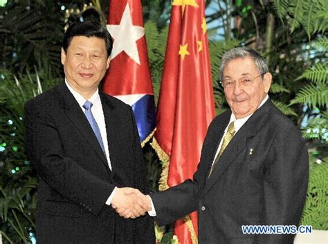 Chinese Businessmen Signed Agreements In Cuba Photos