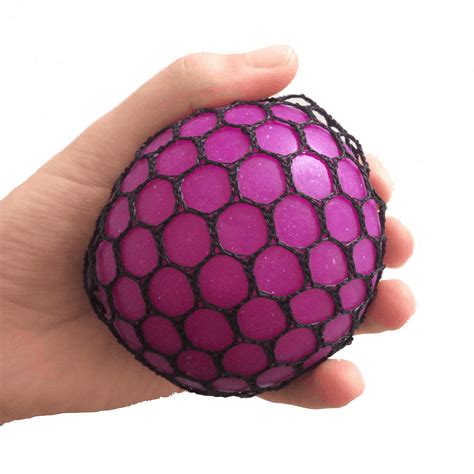Tiny Mesh Ball Squishy Fidget Ball With Web Netting Stress Ball Co