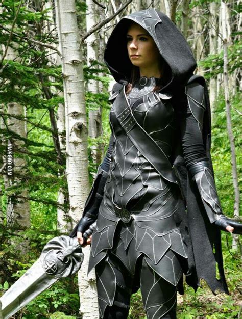 Nightingale Armor Skyrim Costume Elven Costume Skyrim Cosplay