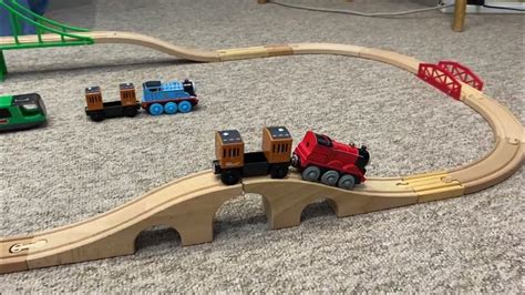 Testing Wooden Trains And Bridges 1 Of 5 Tests This Time Its Brio