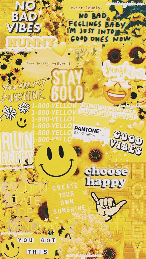 Tumblr Yellow Aesthetic Cute Pastel Yellow Wallpaper Draw Fidgety