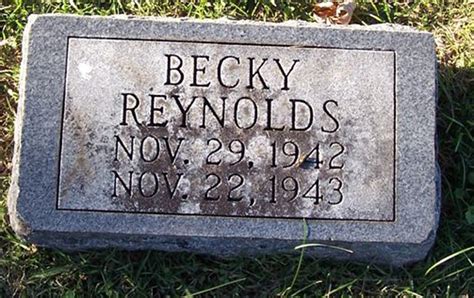 Becky Reynolds Headstone Cc