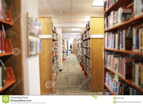 Public Library Stock Photo Image Of Dewy Interior Shelves 35817990