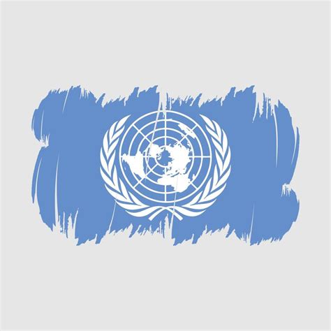 United Nations Flag Brush Vector 17029882 Vector Art At Vecteezy