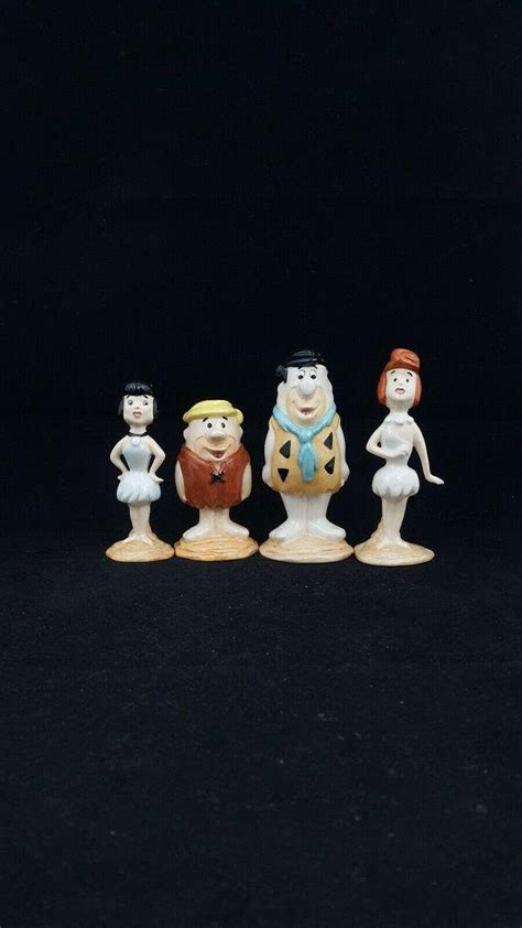 Beswick Figurines Barney Rubble Fred Flintstone Wilma Flintstone