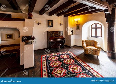 Interior Of Medieval Castle Of Earl Vlad Dracula In Bran Editorial Photography Image Of