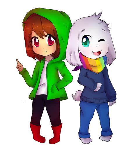 Chara And Asriel Undertale Au Storyshift By Ashirei On Deviantart