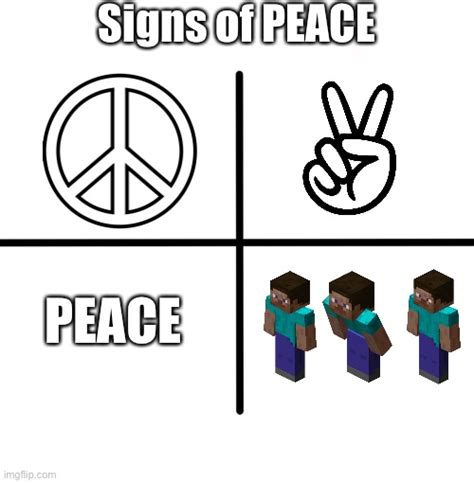 Signs Of Peace Imgflip