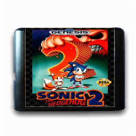 Sonic The Hedgehog 2 Sega Genesis Mega Drive System 16bit