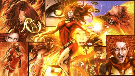 Download Phoenix Force Jean Grey Digital Artwork Wallpaper