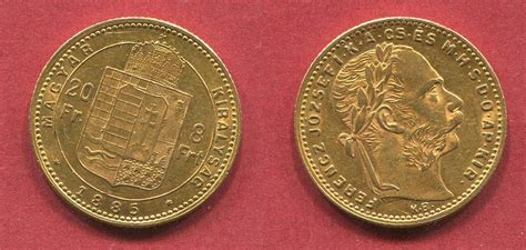 Monarchie) der vielvölkerstaat in europa. Österreich Ungarn 20 Fr. 8 Forint Goldmünze keine NP ...