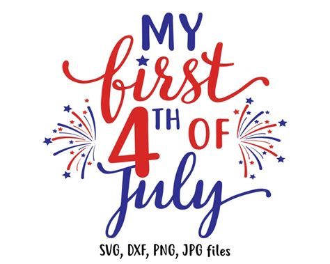 My First 4th July 1st Fourth July 4th of July Svg Onesie - Etsy