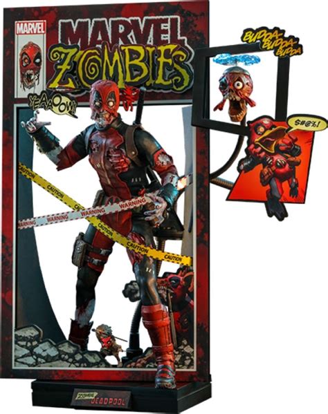 Marvel Zombies Comics Deadpool 16 Scale 12 Action Figure Ikon