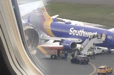 Southwest Airlines Engine Explosion Emergency Landing After Horror Blow Daily Star