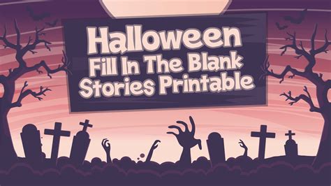 15 Best Halloween Fill In The Blank Stories Printable Halloween