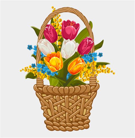 Фотки Tulip Clipart Flower Clipart Hollyhock Easter Clip Art
