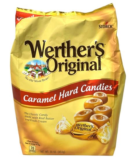 Storck Werthers Original Caramel Hard Candies 30 Oz Werthers Big Bag Ebay