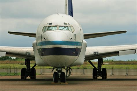 Front Of B 707 Aircraft Free Stock Photo Public Domain Pictures