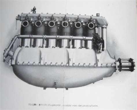 Austro Daimler 160 PS Aircraft Investigation Aircraft Engines