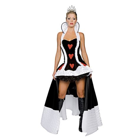 Sexy Alice In Wonderland Queen Of Hearts Costume Extravagant Queen