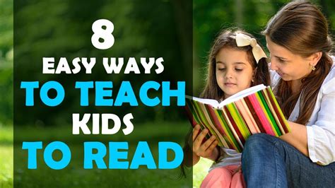 8 Fun Ways To Teach Kids Reading Youtube