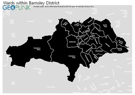 Barnsley Town Centre Map