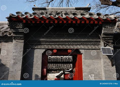 Traditional Architecture In Beijing S Hutongs Stock Photo Image Of