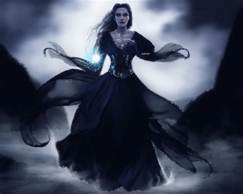2n0v9xz Arte Fantasía Gótica Bruja Oscura