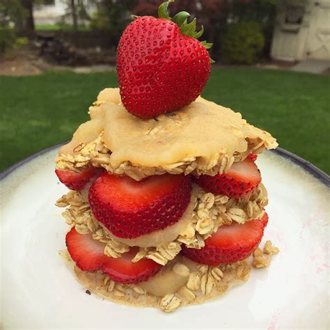 90 percent of us aren't getting enough fiber on a daily basis, according to a january 2017 analysis published in the american journal of lifestyle medicine — and we're actually falling quite short of the. Stacked Strawberry Oatcakes - Further Food